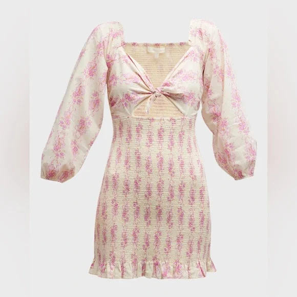 LoveShackFancy Stunning Kyndra Floral Mini Dress size small - Picture 5 of 15